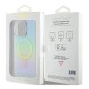 Guess GUHMP15LHITSQ iPhone 15 Pro 6.1 turkusowy/turquoise hardcase IML Iridescent MagSafe